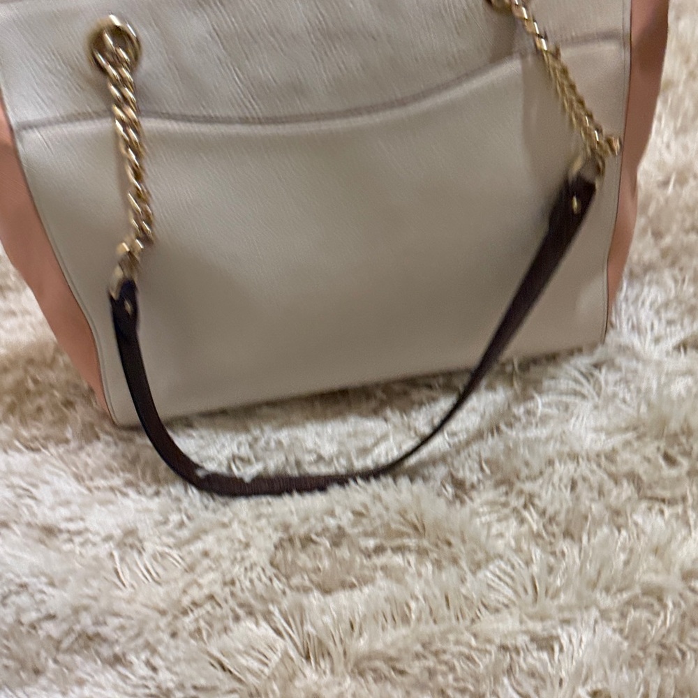 Coach Cream and Pink Tote Bag - Picture 5 of 8